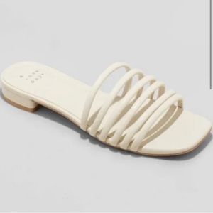 Women’s Jane Dress Sandal - A New Day - off-white